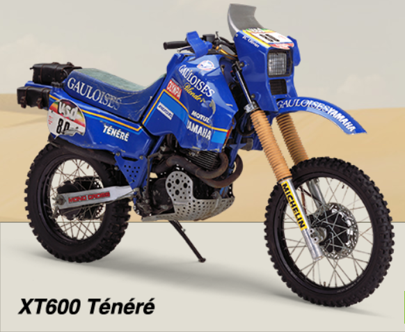 Yamaha XT600Z Ténéré en préparation pour le rallye